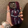 Dark Romanticism Knight & Roses  Phone Case For iPhone 17,16,15,14,13,12,11 Plus,Pro Max,XS,Colorful Silver Black Cover