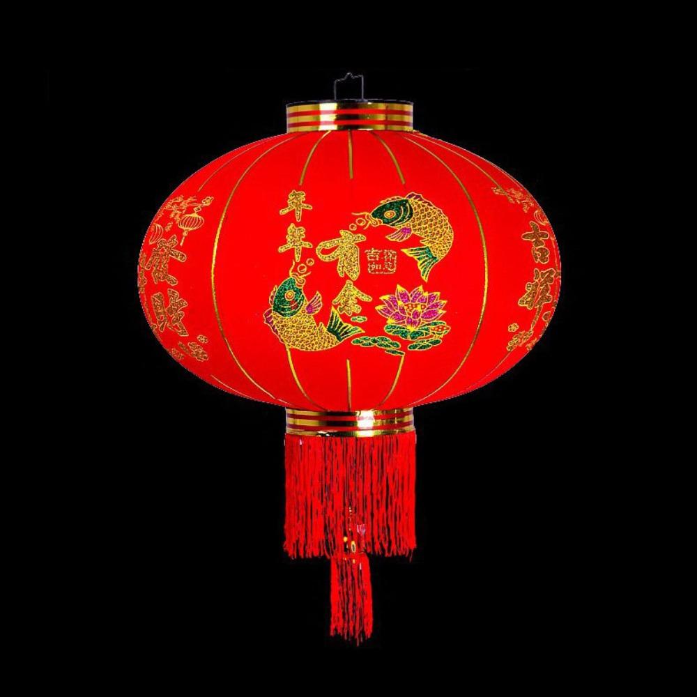 with Tassel Year of the Horse Lantern Red Chinese New Year Lantern  for Spring Festival Decoration