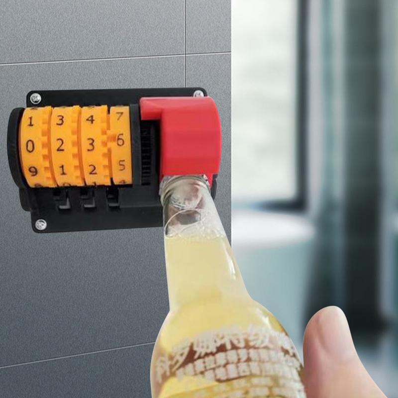 Beer Counter Bottle Opener Automatic Counting Beer Opener Tools Beer Soda Drink Cap Opener Wall-Mounted Opener Father Day Gift