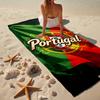 Portugal flag Fashion Beach Towel: Ideal for Summer Adventures Soft, absorbent and quick drying suitable for swimming and bathing