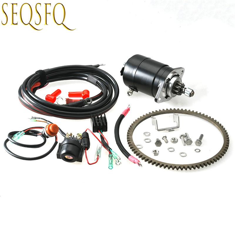 Tohatsu Electric Start Conversion Kit For M25 M30 & More 2 Stroke 25HP 30HP Boat Engine Replaces Parts