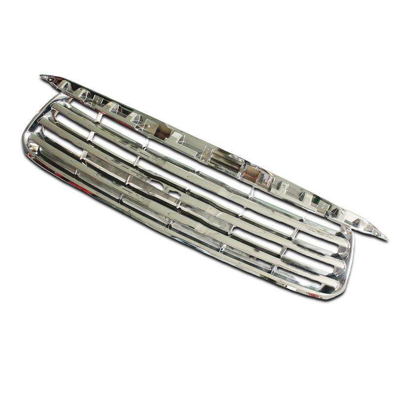 Abs Chrome Plated Silver Car Front Grille Moulding Trim For Toyota Fortuner 2008 - 2011 Car Accessories Exterior Decorate