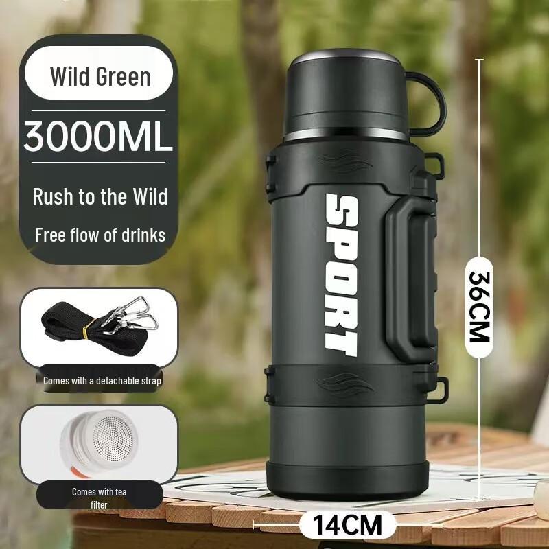Ting Le 316 Stainless Steel Large Capacity Travel Thermos
