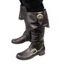 WISH Autumn and Winter Belt Buckle Locomotive Boots Large Size High Boots Low Heel  Men and Women