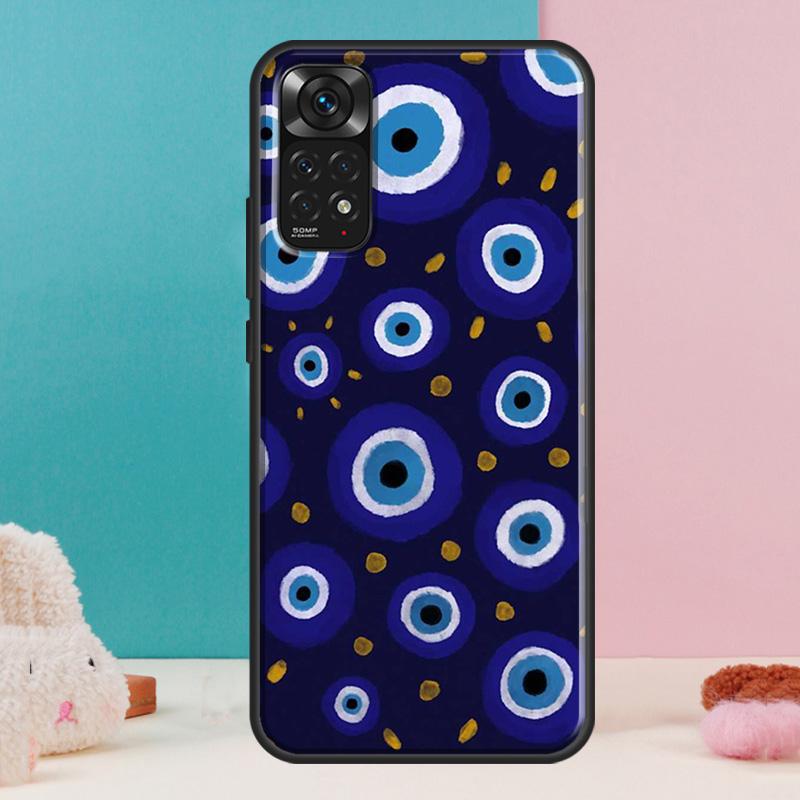 Evil Eye Case For Xiaomi Redmi Note 14 13 Pro 12 11 9 10 9S 10S 11S 12S Redmi 14C 13C 10C 12C Cover