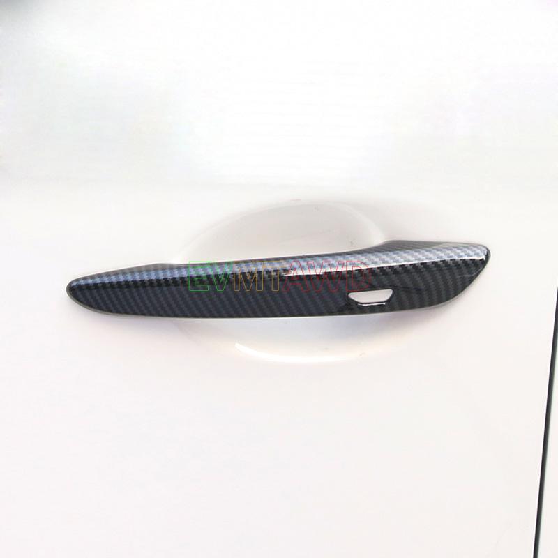 For Mazda CX-50 CX50 CX-60 Accessory 2022 2023 Carbon Chrome Keyless Car Side Door Handle Cover Protector Trim Exterior