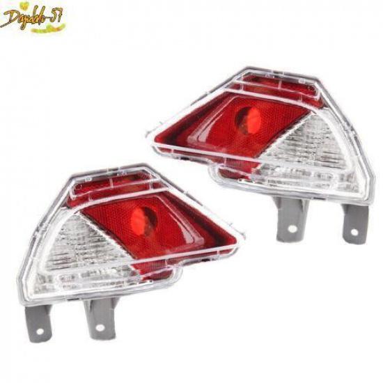 For RAV4 2016- Rear Bumper Reflector Stop Tail Light Brake Lamp 2PCS