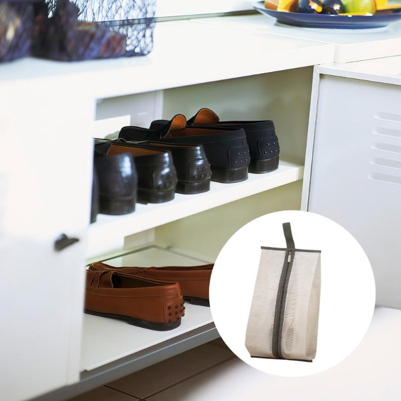 Water Resistant Shoe Protector Clear Window Design Portable Carry Bag For Shoes Clothes Storage