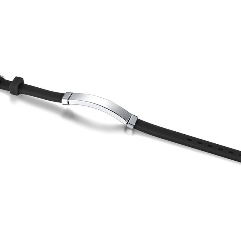 Personalizza Braccialetti ID Medico di Allerta Personalizzati per Ragazzi Ragazze Acciaio Inossidabile Antiallergico Silicone Info di Promemoria di Emergenza