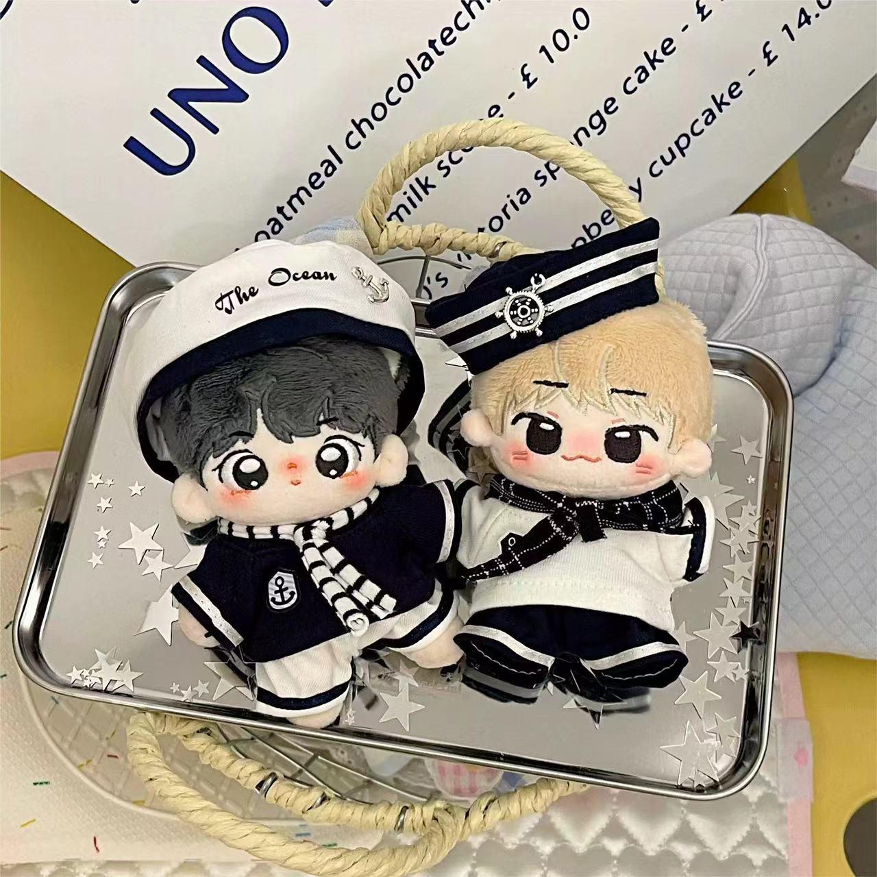 

Хлопковая кукла Детская одежда Набор Навигатор 10 cm Doll Clothes