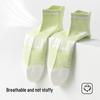 Youth Boys' Breathable Cotton Sports Socks - Short, Sweat-Absorbing, Anti-Odor Mesh for Spring/Summer