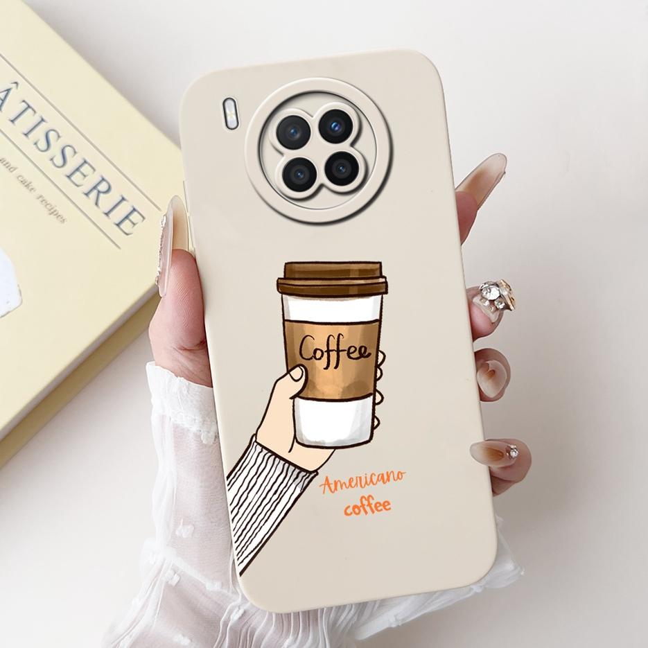 For Huawei Nova 8i Case Honor 50 Lite NTN-L22 Luxury Candy Painted Cover Soft TPU Phone Case For Honor 50 Lite Nova8i Back Cover