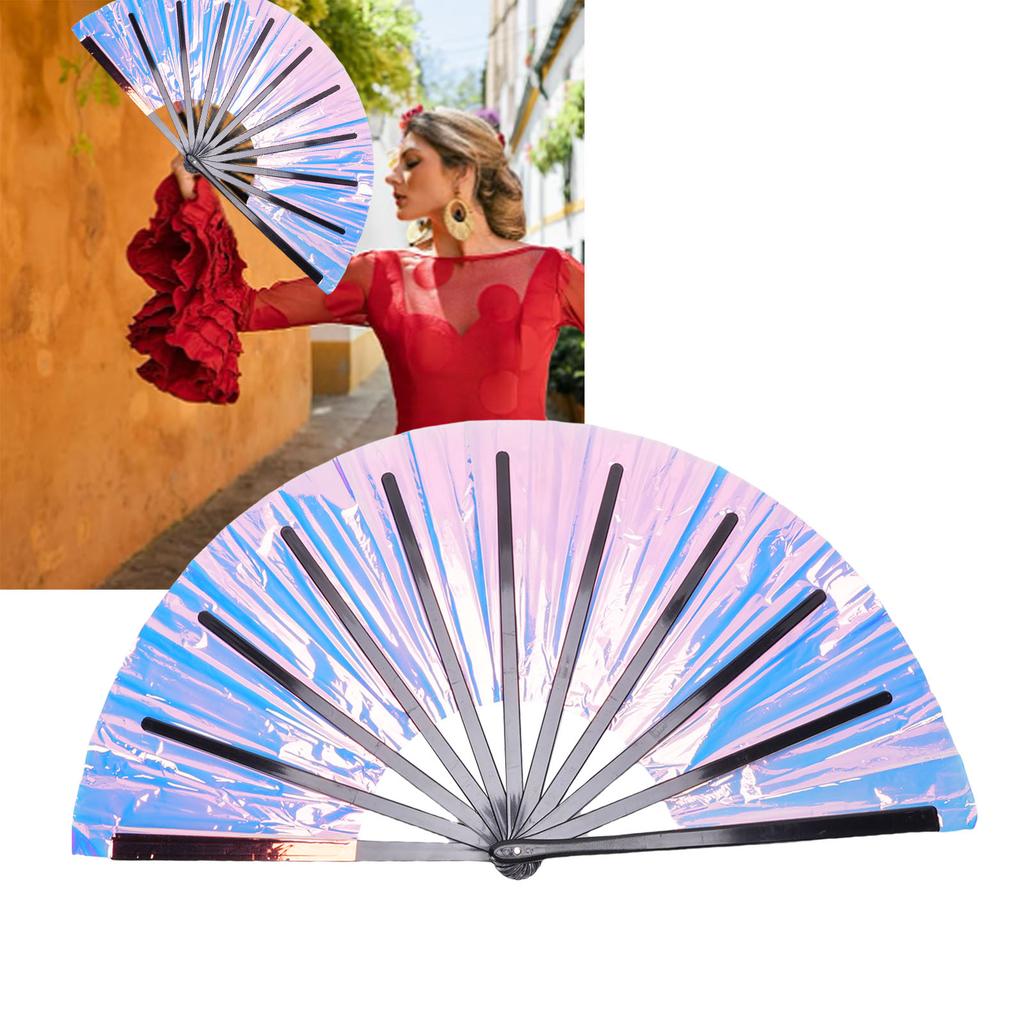 Hand Folding Fan Chinese Classical Style Handheld Fan for Line Dancing Festival Party Wall Decoration