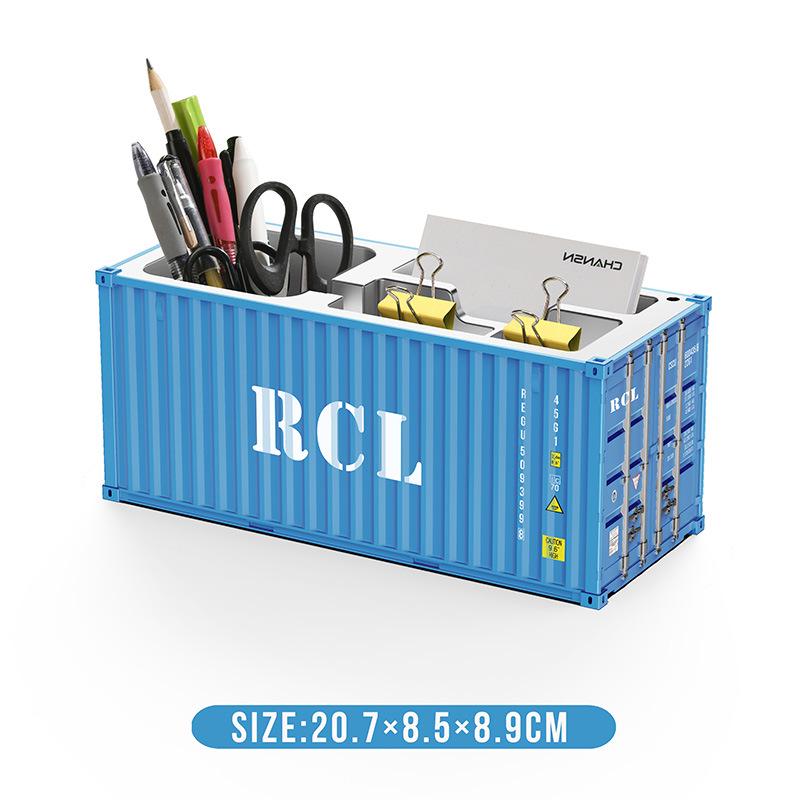 Mini 1:30 Scale Desktop Pen Holder & Business Card Storage Box with Custom Logo