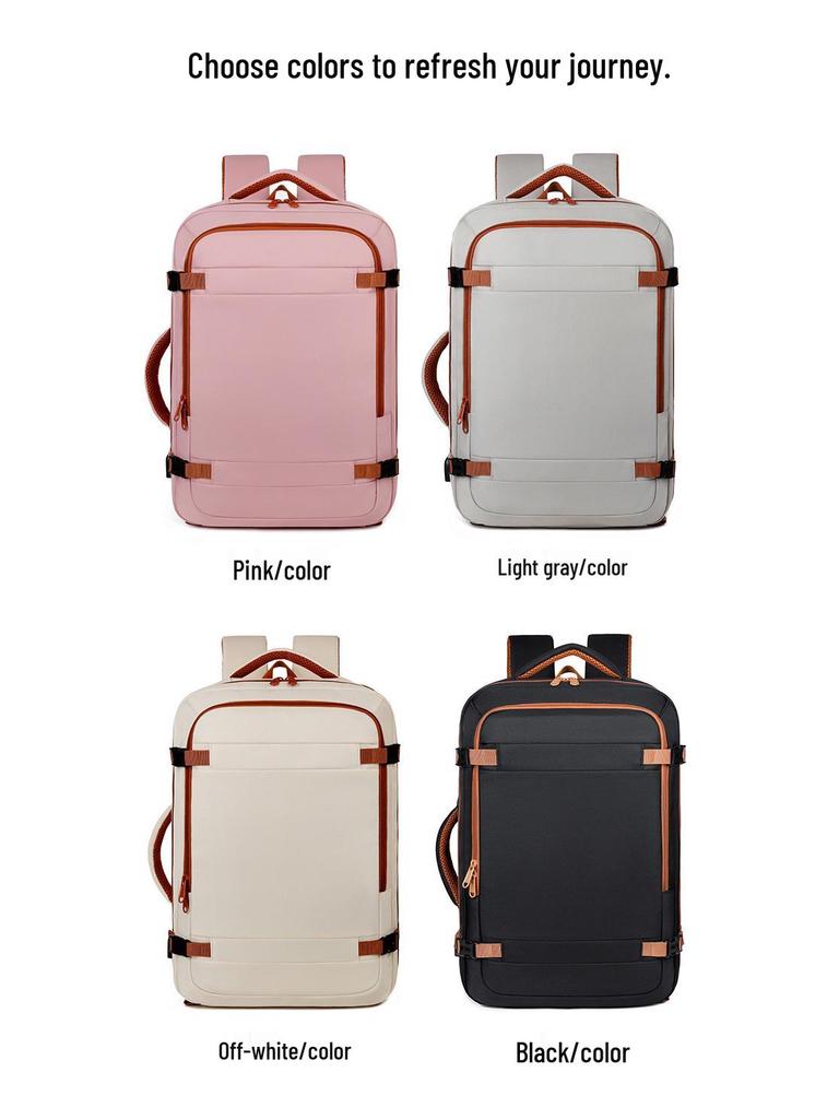 Large Capacity Multi-Color Expandable Backpack with Customizable Logo for Laptop