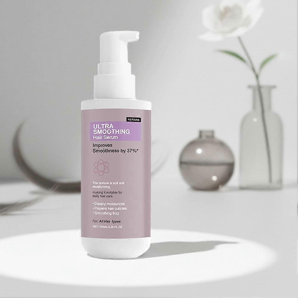 Serum do włosów puszących się, 100 ml Wegańska formuła roślinna z silikonem - Głęboko nawilżający zabieg
