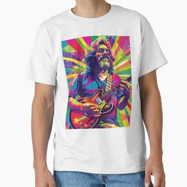 Jerry Garcia Musical Enlightenunisex Classic TShir Made In UsaAus TShirt S2xl S