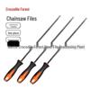 Chainsaw File with Handle - Small Round, High Hardness, In Stock.