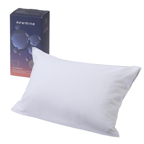 Nishikawa newmine Pillowcase, Cosmetic Registration Pillowcase, 90x45cm, Washable, Envelope-Shaped, Satin Fabric, for Cosmetics with Moisturizing Vita
