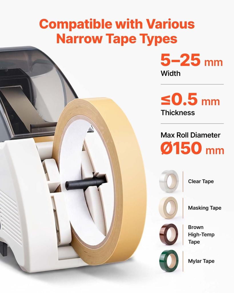 Automatic Rotary Tape Dispenser with 1060mm Adjustable Cut Length, Electric Tape Cutting Packaging Machine, Fits 525 Mm Width Tape, Suitable for