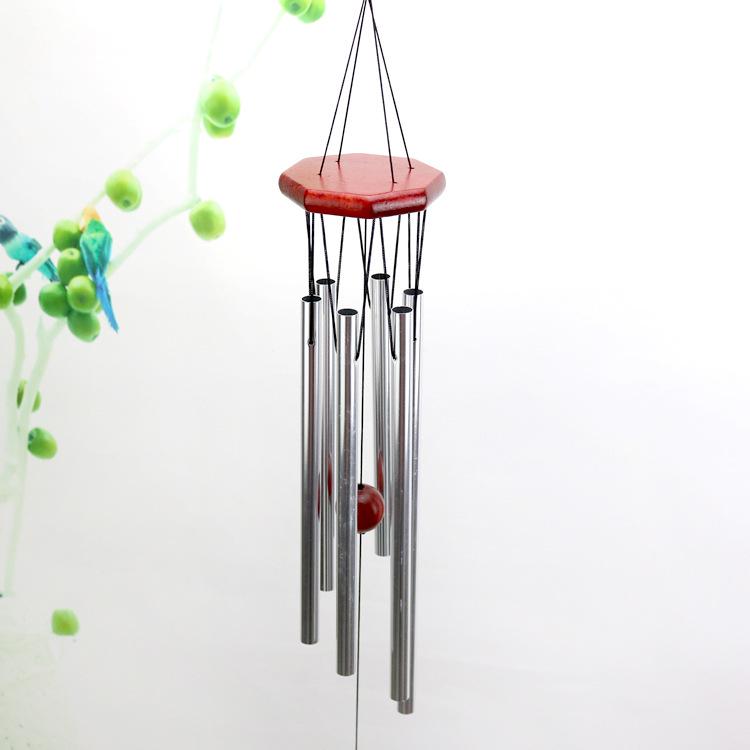 Retro Wooden & Metal Wind Chime: Pastoral Wall Hanging Ornament & Creative Home Gift Pendant