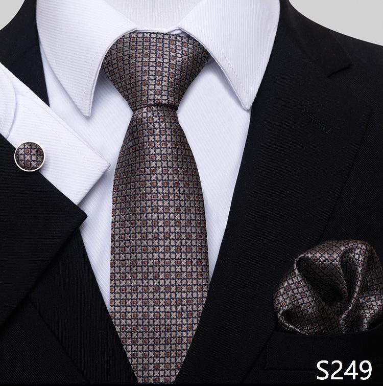 Men'S Business Dress 8Cm Hand Tie Suit Shirt Work Professional Dress Tie Accessories