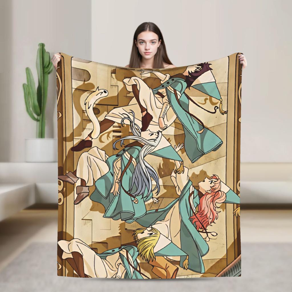 Witch Hat Atelier Blanket Decorative Flannel Bedding Throws For Couch Chair Warm Custom DIY Quality Bedspread Gift Idea