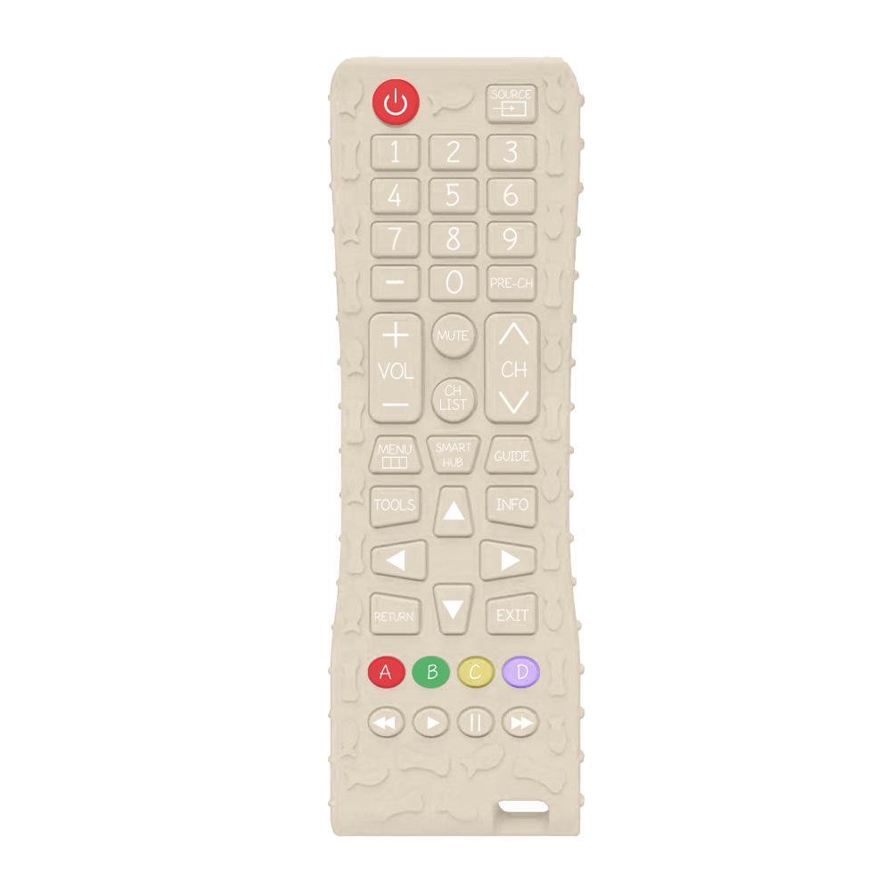 Silicone Teether Remote Control Toy for Babies 6+ Months