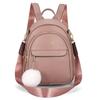 PU Leather Small Square Backpack Simple Mini Bags Women PU Casual Schoolbags  College Students