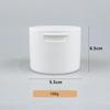 80/100g Wide Mouth Flip Can Mouth Flip Cover Included Spoon Tooth Powder Bottle Makeup Remover Cream Jar Cotton Pad Container