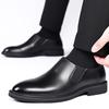 Fashion Designer Leather Platform Derby Shoes for Men Spring Autumn Business Man Dress Shoes Fashion Soft-soled Male Wedding Shoes