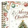 Accesorio para Regalar en Fiestas Libro de Tarjetas de Navidad, Kit de Libro de Recuerdos para Ocasiones Especiales Merry College Survival con Espiral para DIY, Saludo de 10 Páginas