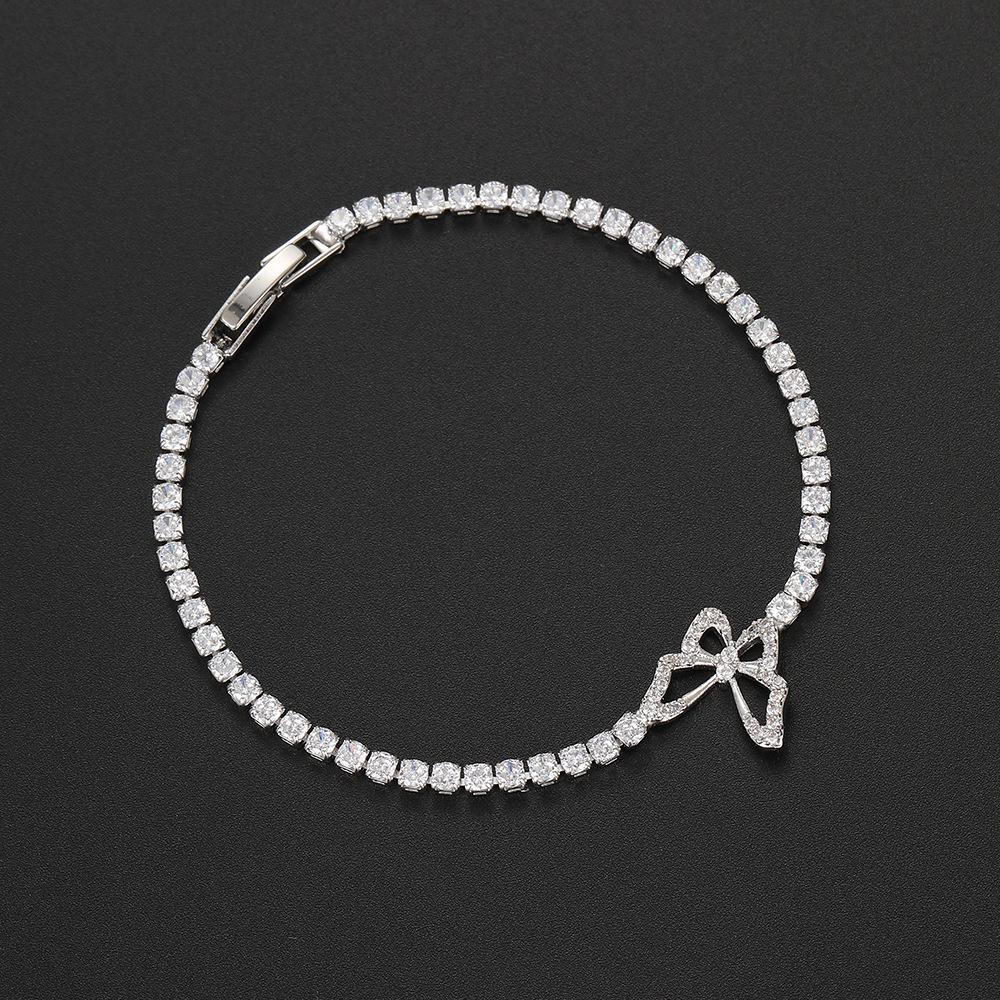 High-End Zirkon Silber Armband - Neues modisches Schmuckstück