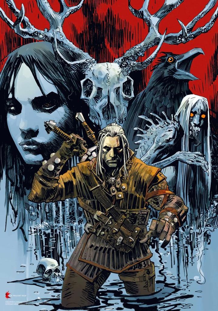Good Loot Comic Book Puzzle: the Witcher House of Glass (1000 Pieces) Multicolor