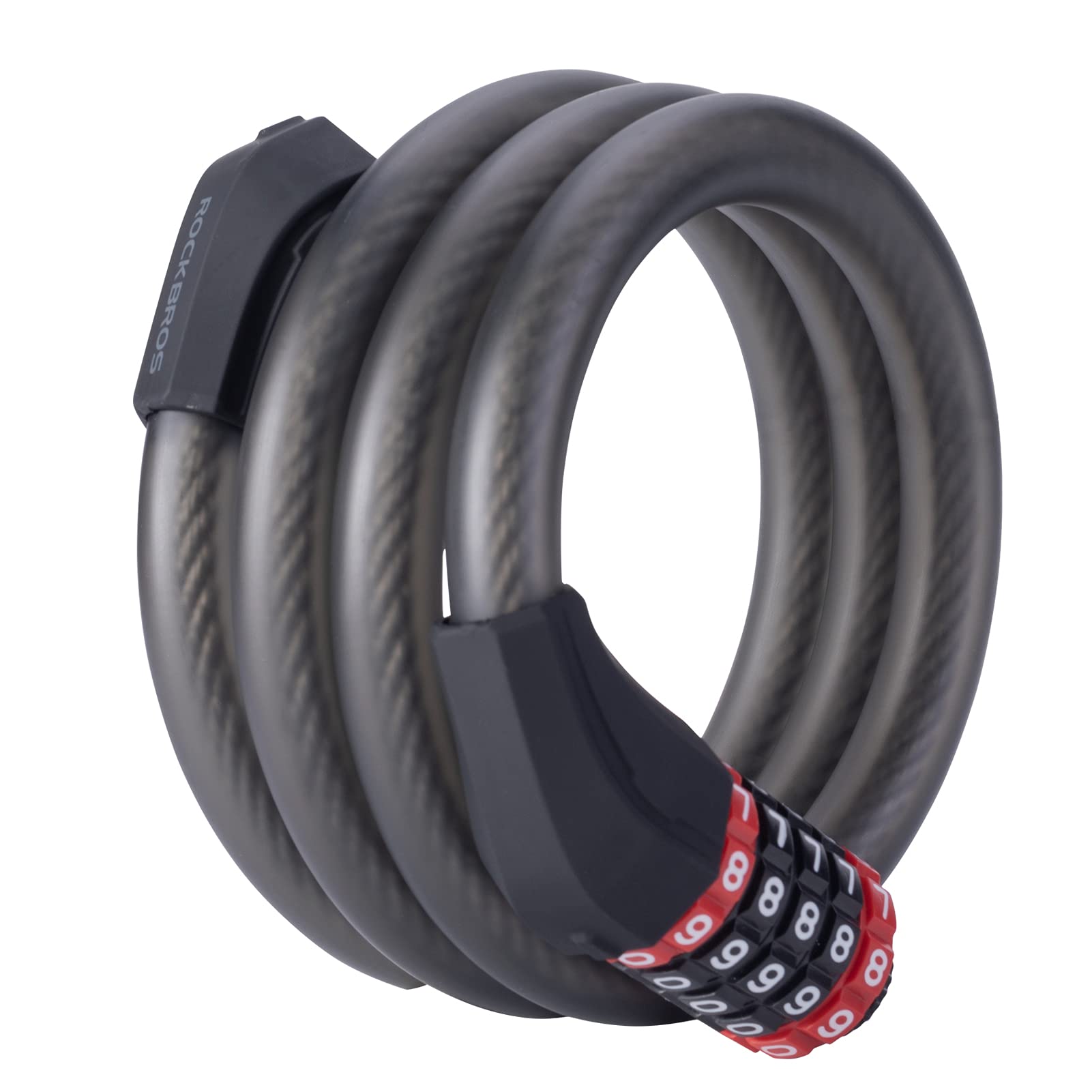 

ROCKBROS Велосипедный трос Велосипедный 5-значный цепной Дорожный Кросс Красный 120см Замок, Замок, Замок, Цифры, Противоугонный, Прибл.. Толщина 1,5 см, Замок, Замок, Велосипед, Велосипед,