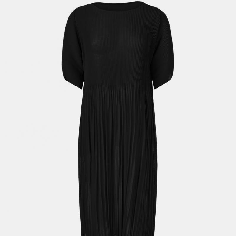 Pleats Me Diagonal Raglan Half Sleeve Dress Epops026004
