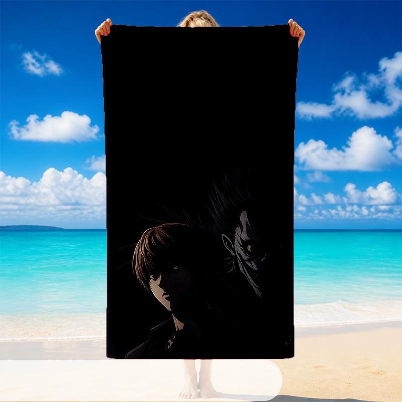 Death Note Beach Towel, Soft Large Absorbent Towel For Beach Swimming Pool Travel Vacation