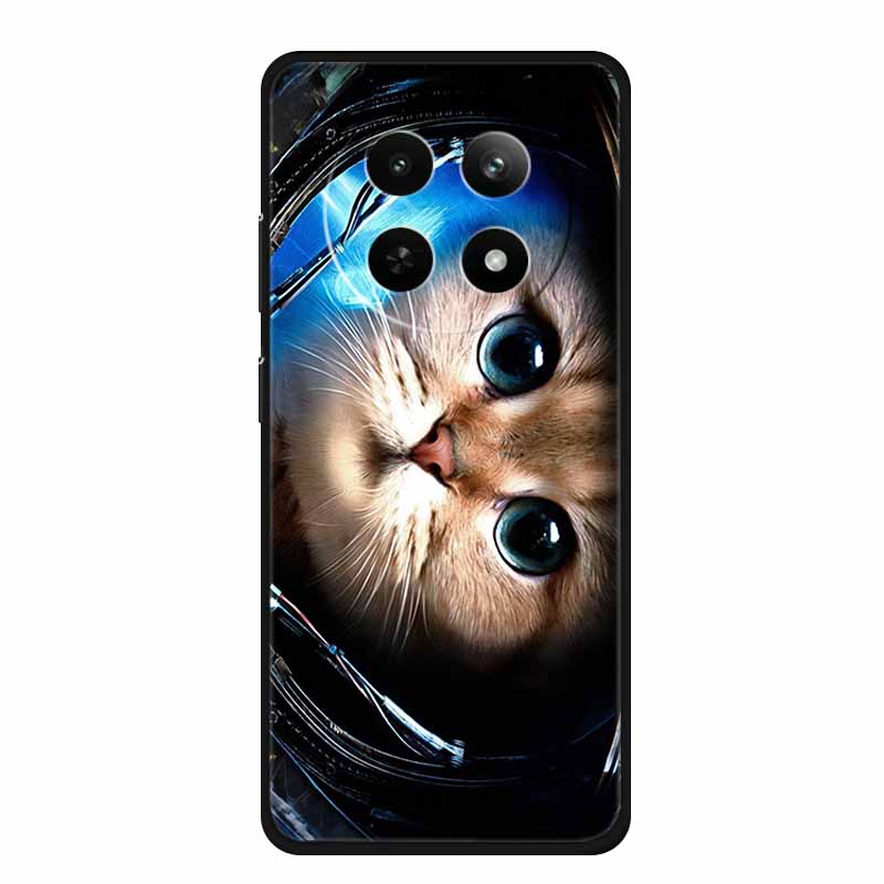 For Realme 13+ 5G Case Animals Soft Silicone TPU Phone Cases Back Cover For OPPO Realme 13 Plus 5G RMX5002 Wolf Protector Coque