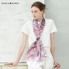 MARJA KURKI "Effort to Bloom" Mulberry Silk Scarf Shawl