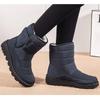 Women Boots 2025 Winter Shoes Woman Waterproof Snow Boots Winter Warm Fur Botas Mujer Korea Style Black Ankle Boots For Women