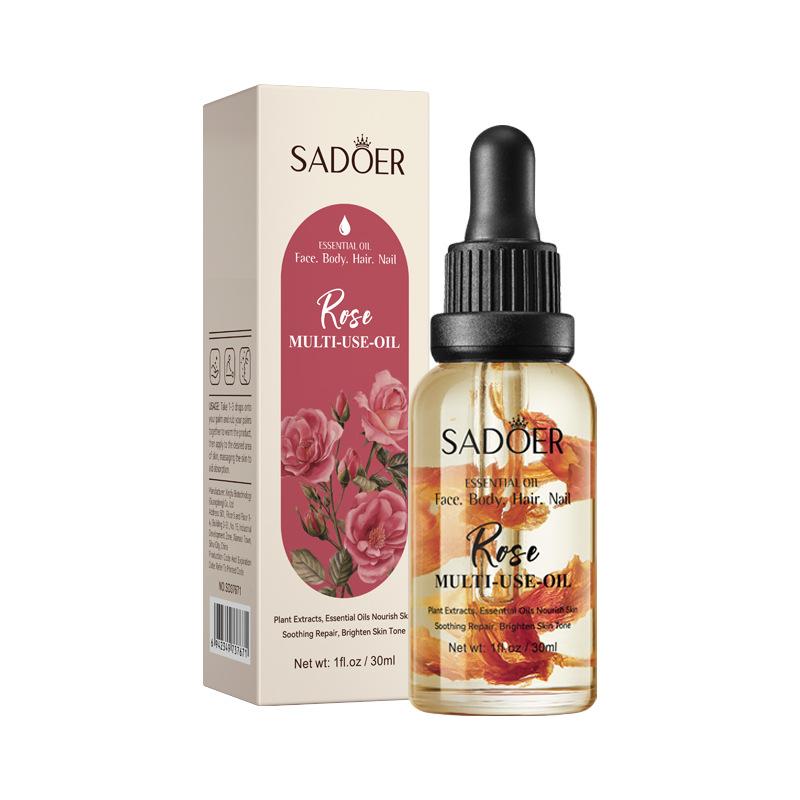 Jasmine Dried Flower Massage Oil SADOER Moisturizing and Rejuvenating Skin Body Essential Oil