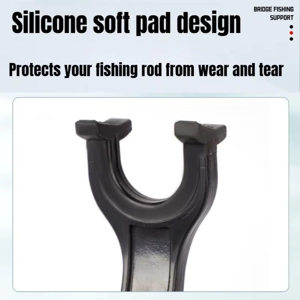 Adjustable Fishing Rod Holder 360° Rotating Fishing Pole Support Fishing Rod Bracket Raft Fishing