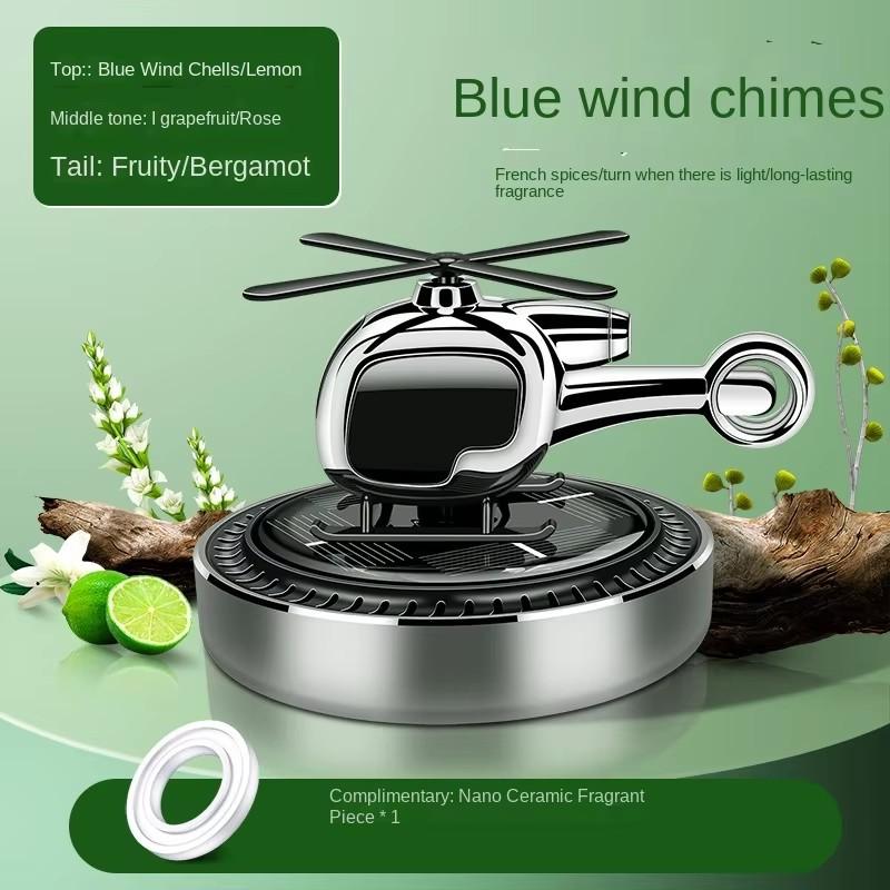 Автомобильное украшение солнечное автомобильная ароматерапия центральная консоль автомобильный интерьер украшение вращающийся вертолет