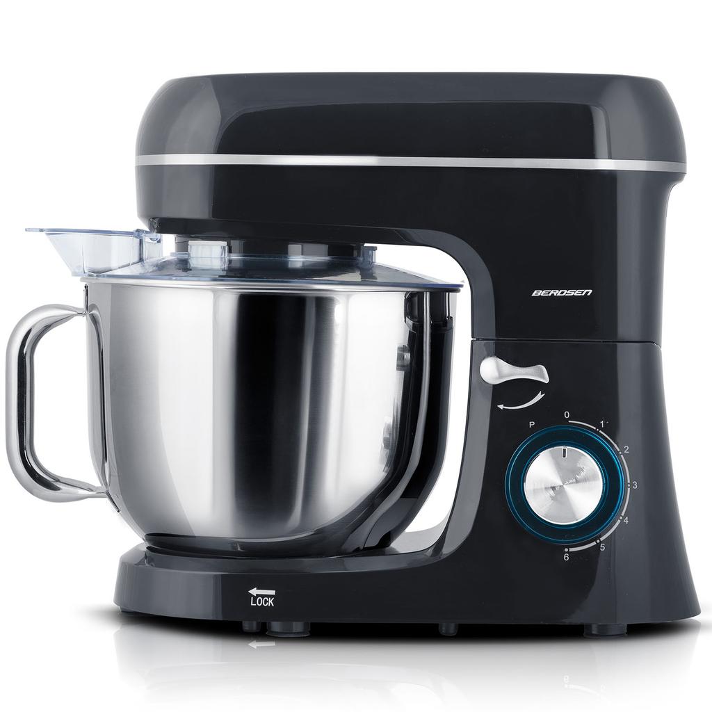 Berdsen 1400 W Bd-756 Batidora Planetaria 3 en 1 Procesador de Alimentos 6L