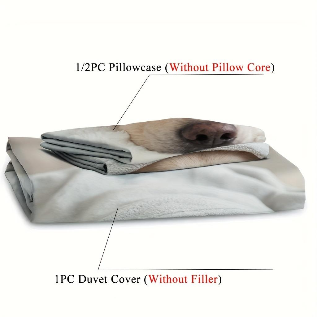 Cute Dogs Bedding Set 3D Printed Duvet Cover Set Twin Size Room Decorations Single Twin Queen Size Bed Cover For Bedroom Home