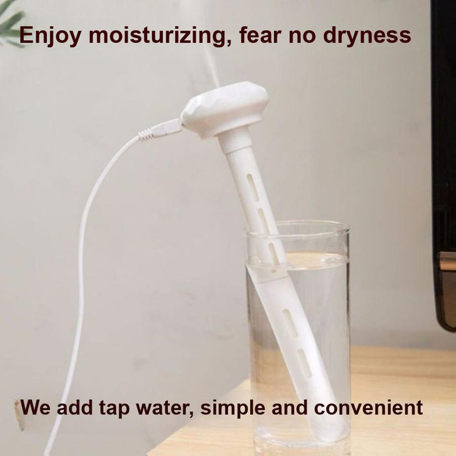 2 szt. Mini nawilżacz przenośny do sypialni, samochodu i butelki na wodę (Butelka wody mineralnej)