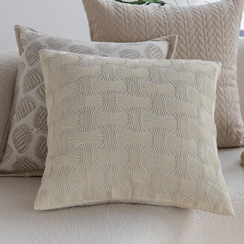 Ins Cream Style Pillow Three-dimensional Geometric Living Room Sofa Pillow Model Room Window Sill Decorative Cushion