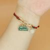 Luminous Christmas Alloy Bracelet with Santa, Tree, Bell, Snowflake, and Lucky Bag Charms