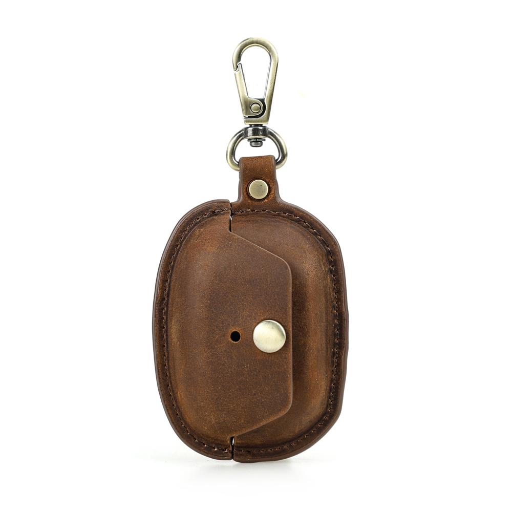 CONTACT'S FAMILY 100%  Retro Genuine Cow Leather Case For Sony WF 1000XM5 Wireless Earbuds Protective Bluetooth Earphone Boxes