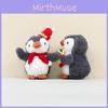 Cute Penguin Stuffed Animal Keychain With Soft Short Plush For Girls Gift